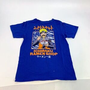 Kids Naruto Ichiraku‎ Ramen Shop Graphic T Shirt Blue XL